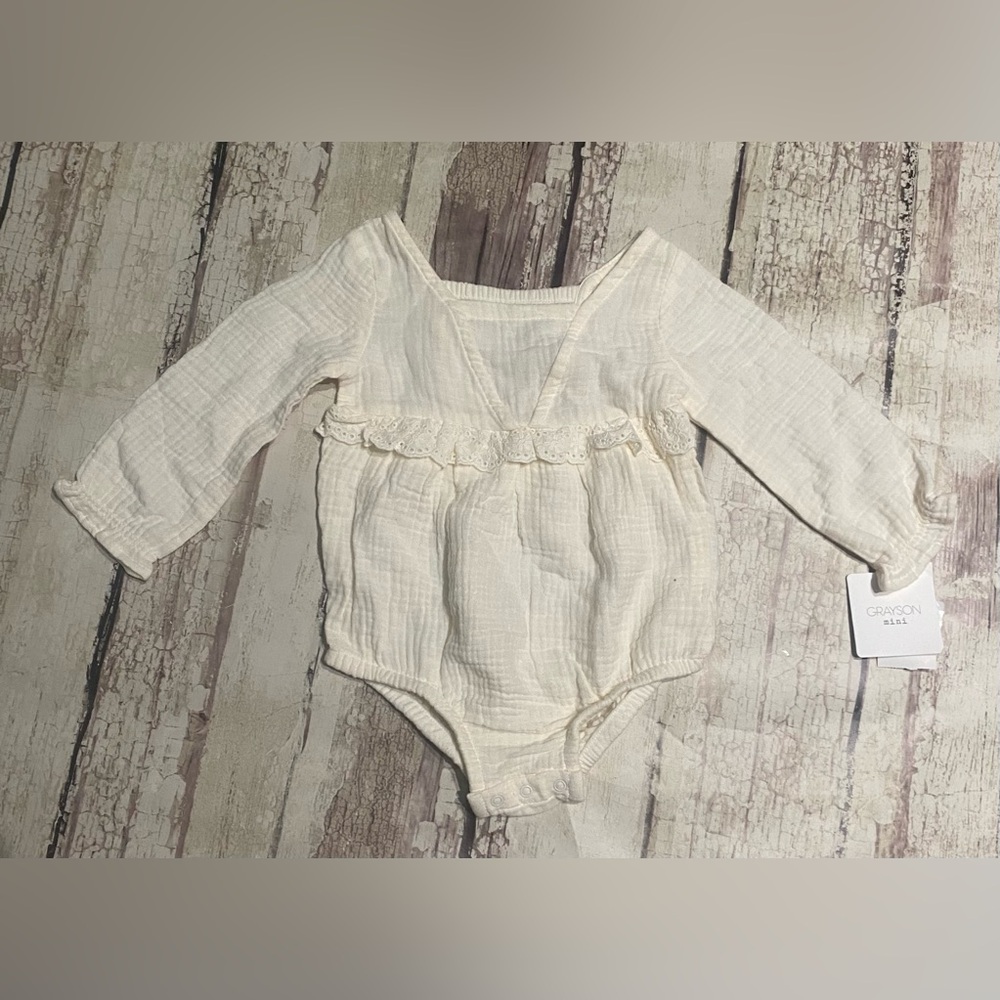 New Girls GRAYSON Mini Romper Size 12 Month